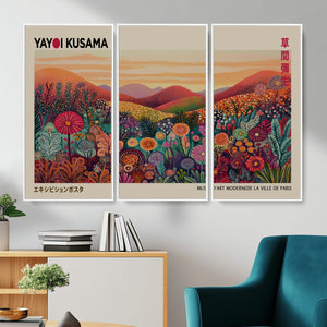 Yayoi Kusama Colorful Landscape Wall Art Canvas Print –