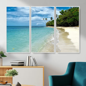 Puerto Rico Beach Paradise Wall Art – Tropical Coastal Print