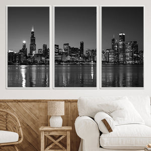 Chicago Wall Art Canvas Print