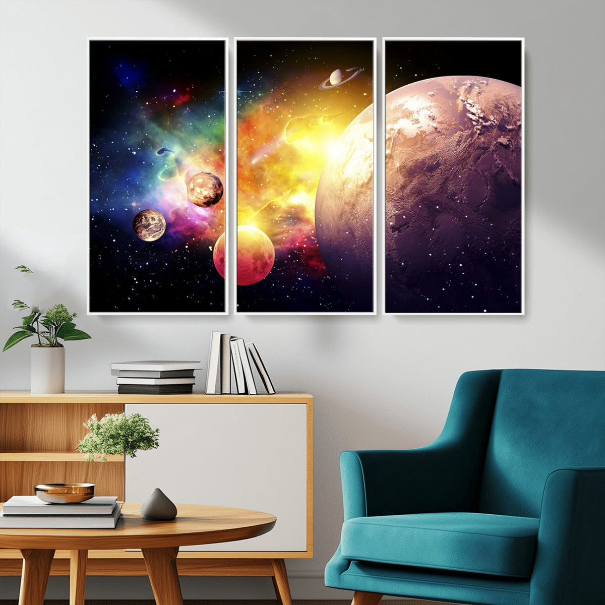 Space and Galaxy Canvas Print