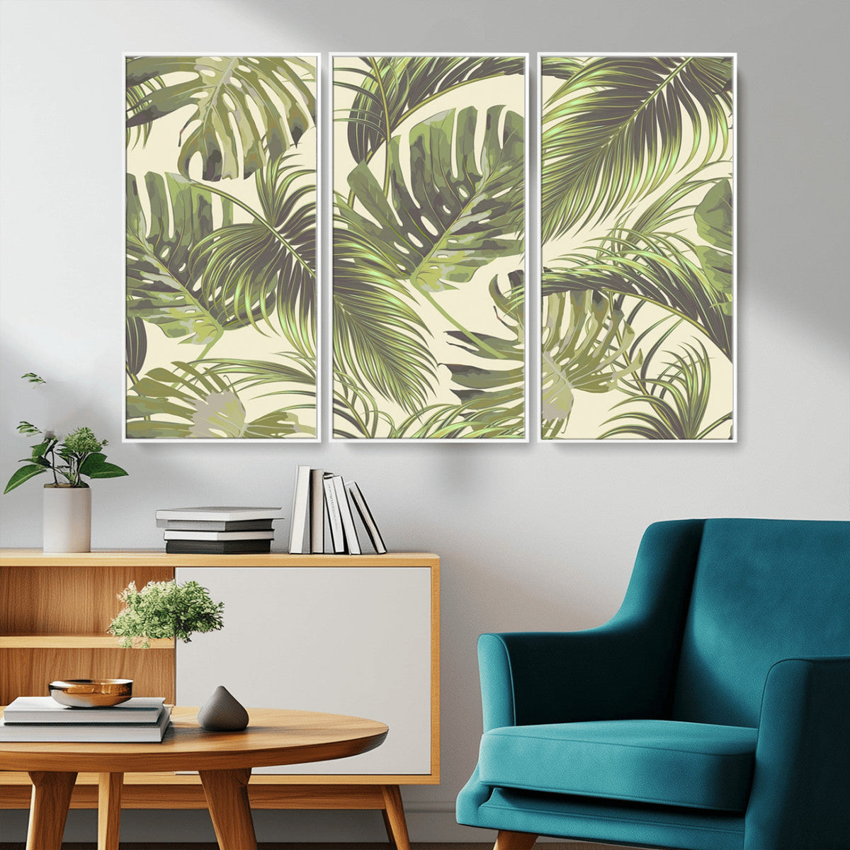 Palm Leaves Canvas Print