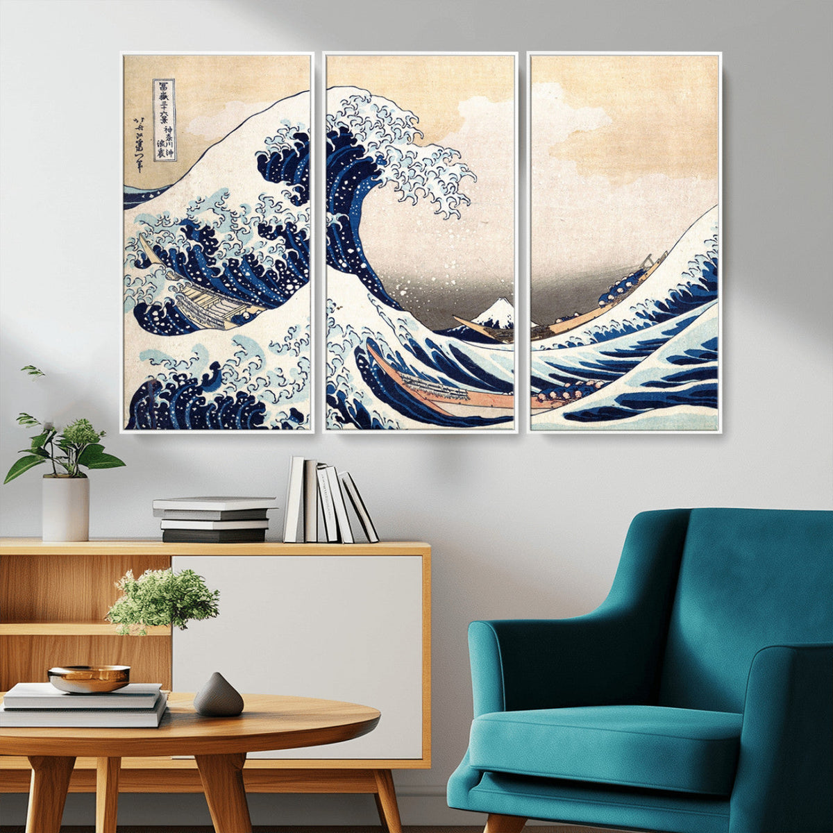 Hokusai: The Breaking Wave off Kanagawa Canvas Print
