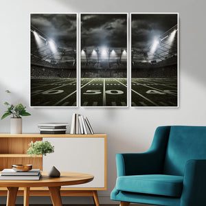 American Football Stadium Wall Art Canvas Print, Stadium