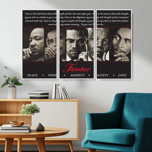 Thinkers of Wall Art Canvas Print - Inspirational Wall Art