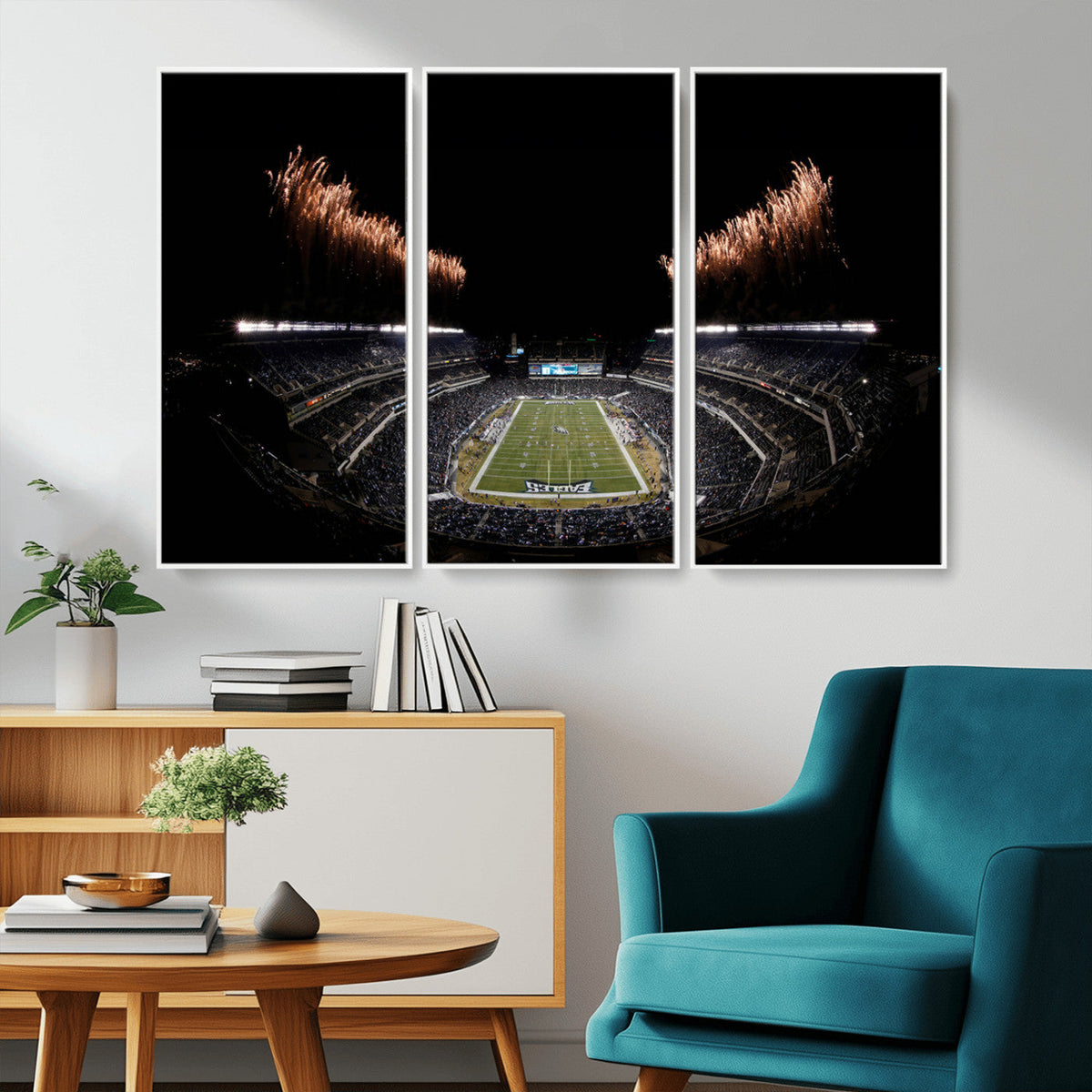 Eagles Field Stadium Wall Art | Philadelphia Eagles Football