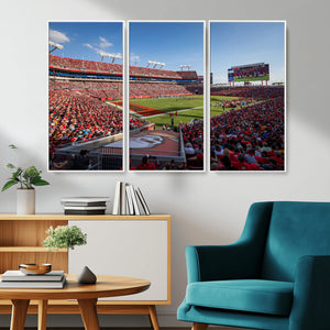 Florida Tampa Raymond James Stadium Wall Art Canvas Print -