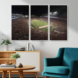 Wisconsin Badgers Football Team Print - Madison Camp Randall