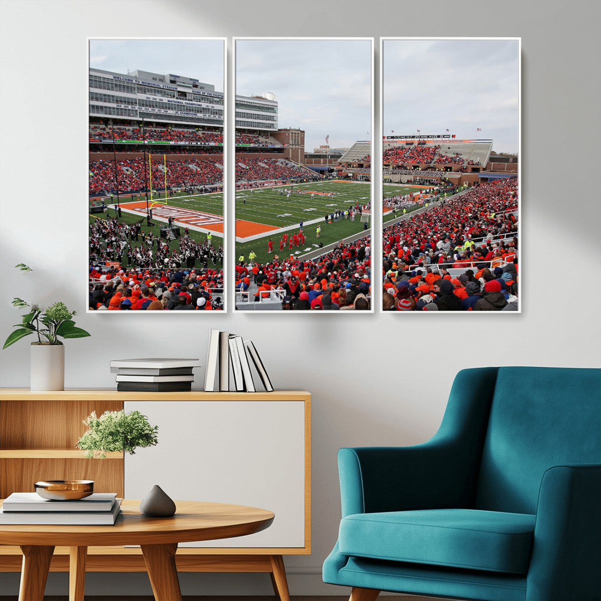 University of Illinois Fighting Illini Football Team Print -