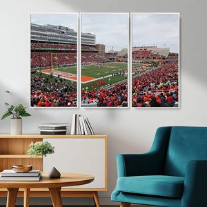 University of Illinois Fighting Illini Football Team Print -