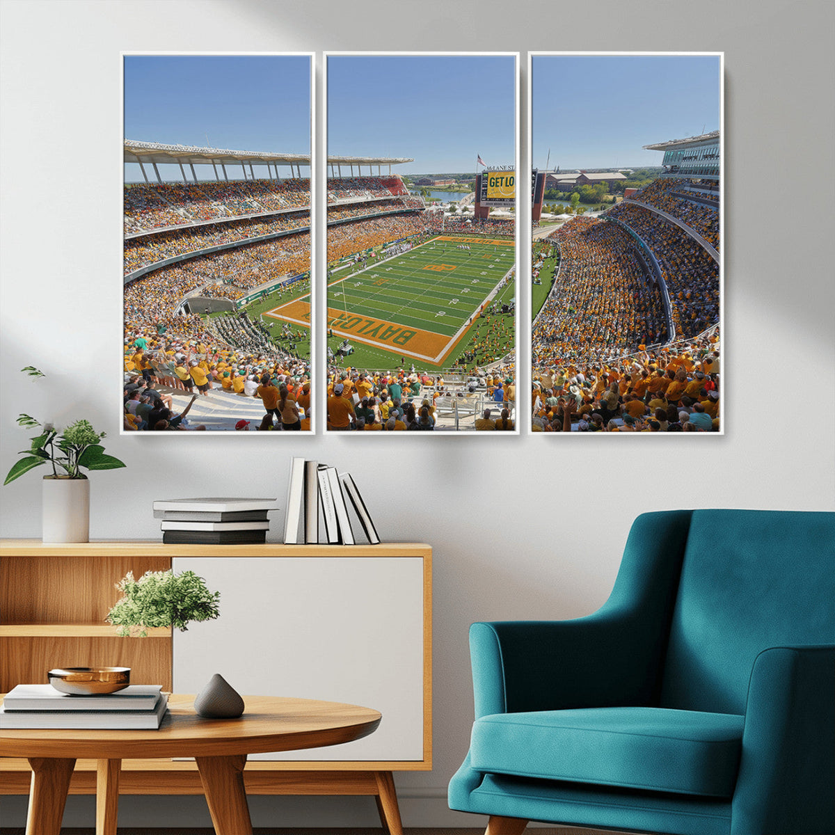 Baylor University Bears Football Team Print - Waco McLane