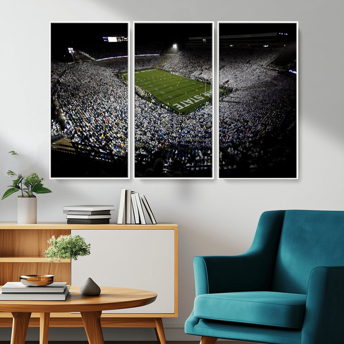 Penn State Football Stadium Wall Art - Beaver Stadium Canvas