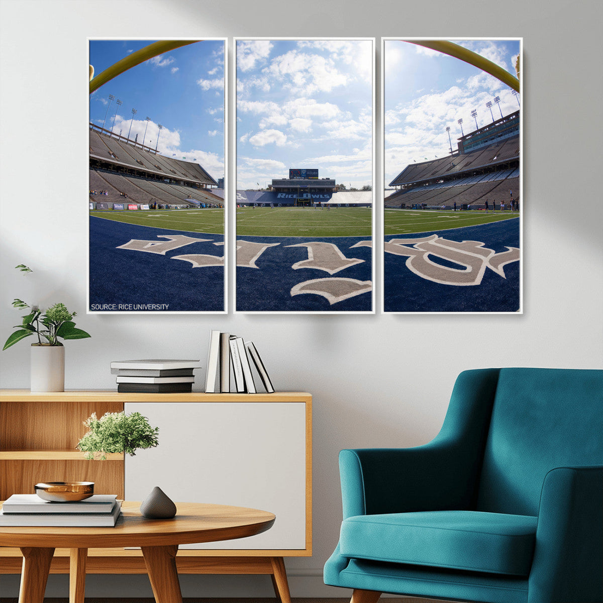 Rice University Owls Football Team Print - Houston Rice