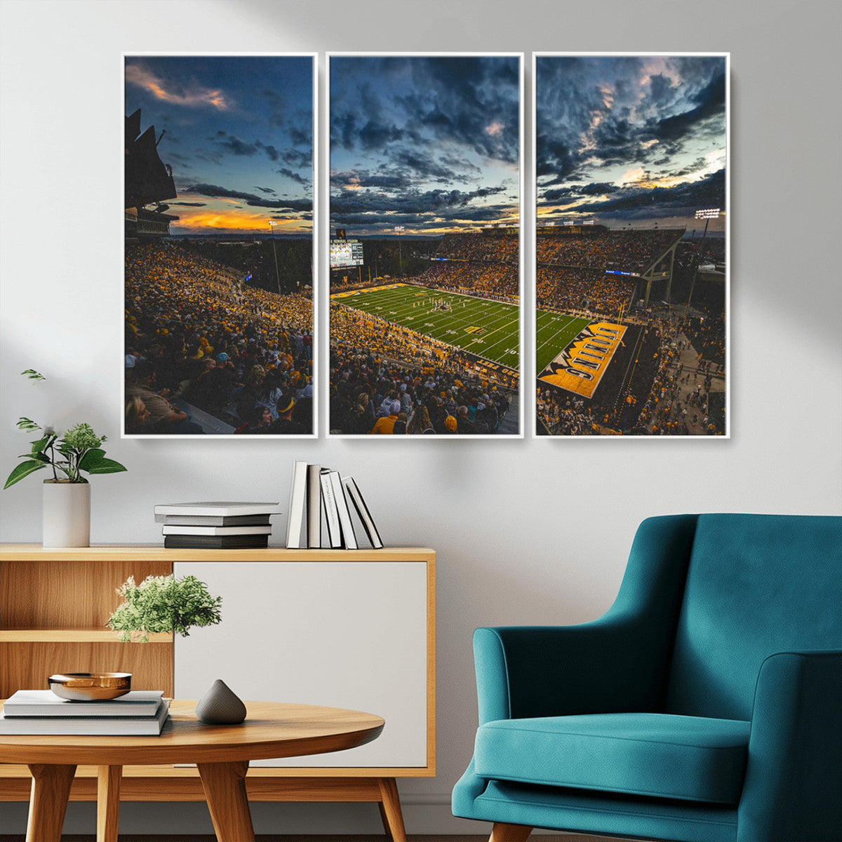 University of Wyoming Cowboys Football Team Print - Laramie