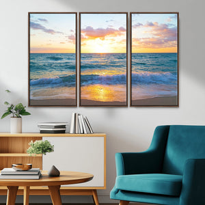 Coastal Wall Art - Vintage World Map Canvas Print with