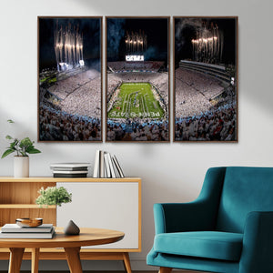 Penn Stadium Football Wall Art Canvas Print, Pennsylvania