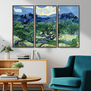 Olive Trees Van Gogh Wall Art Canvas Print