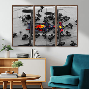 RedBull Formula 1 Canvas Wall Art Print