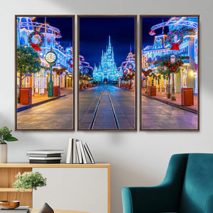 Disney Wall Art | Castle Large Wall Art Disney Magic Kingdom