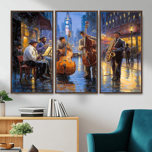 Colorful Jazz Wall Art - African American Music Canvas Print