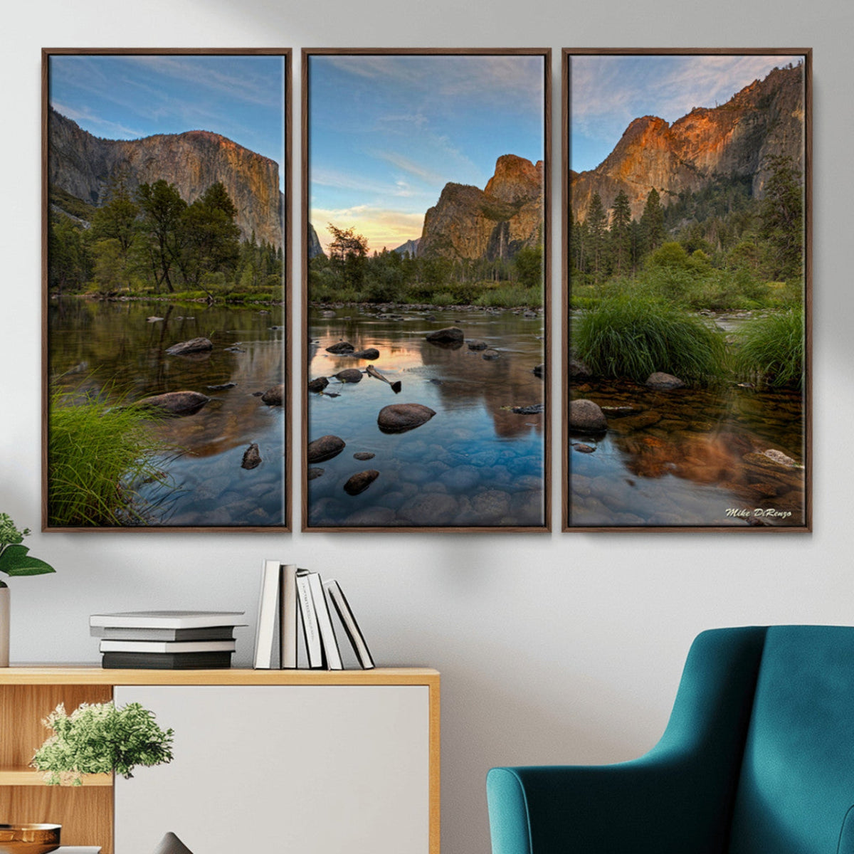 Yosemite Valley Wall Art Canvas Print – Framed El Capitan