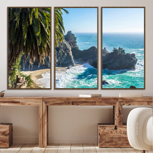 Big Sur Wall Art Canvas Print – Framed California Coastline