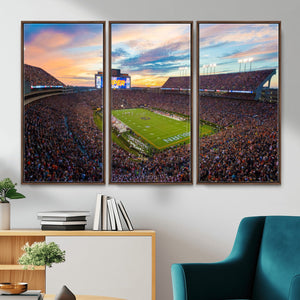 Jordan-Hare Stadium Wall Art Canvas Print, Football Stadium