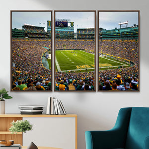 Green Bay Packers Lambeau Field Stadium Wall Art Canvas