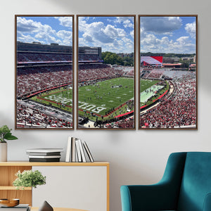 Georgia Bulldogs Stadium Wall Art Canvas Print, Sanford
