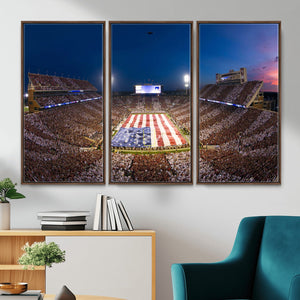 Oklahoma Sooners Memorial Stadium Wall Art Canvas Print,