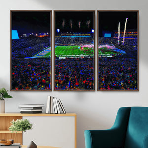 Ole Miss Rebels Vaught Hemingway Stadium Wall Art Canvas