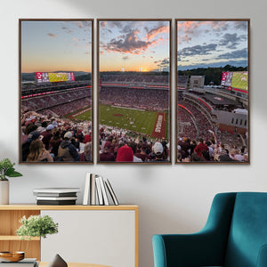 Donald W. Reynolds Razorback Stadium Wall Art Canvas Print –