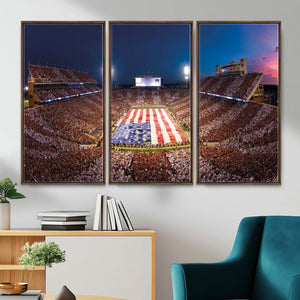 Oklahoma Memorial Stadium Wall Art Canvas Print – Oklahoma