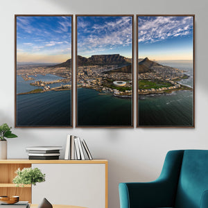 Cape Town Wall Art Canvas Print – Table Mountain Coastal