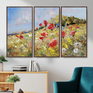 Abstract Mountain Landscape Wall Art Canvas Print – Textured