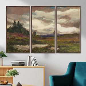 Gustav Macoun Heathland Canvas Print, Czech Landscape Oil