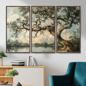 Old Oak Tree Canvas Wall Art, Turner Inspired Romantic