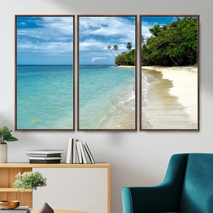 Puerto Rico Beach Paradise Wall Art – Tropical Coastal Print