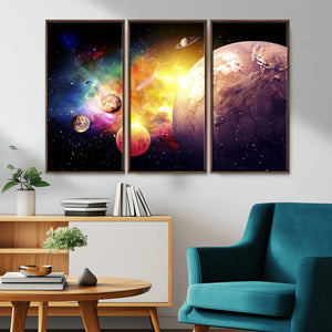 Space and Galaxy Canvas Print
