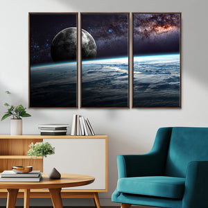 Space and Planet Canvas Print
