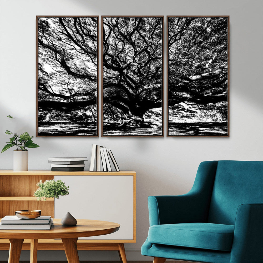 Mighty Angel Oak Wall Art | Angel Oak Tree Art Print