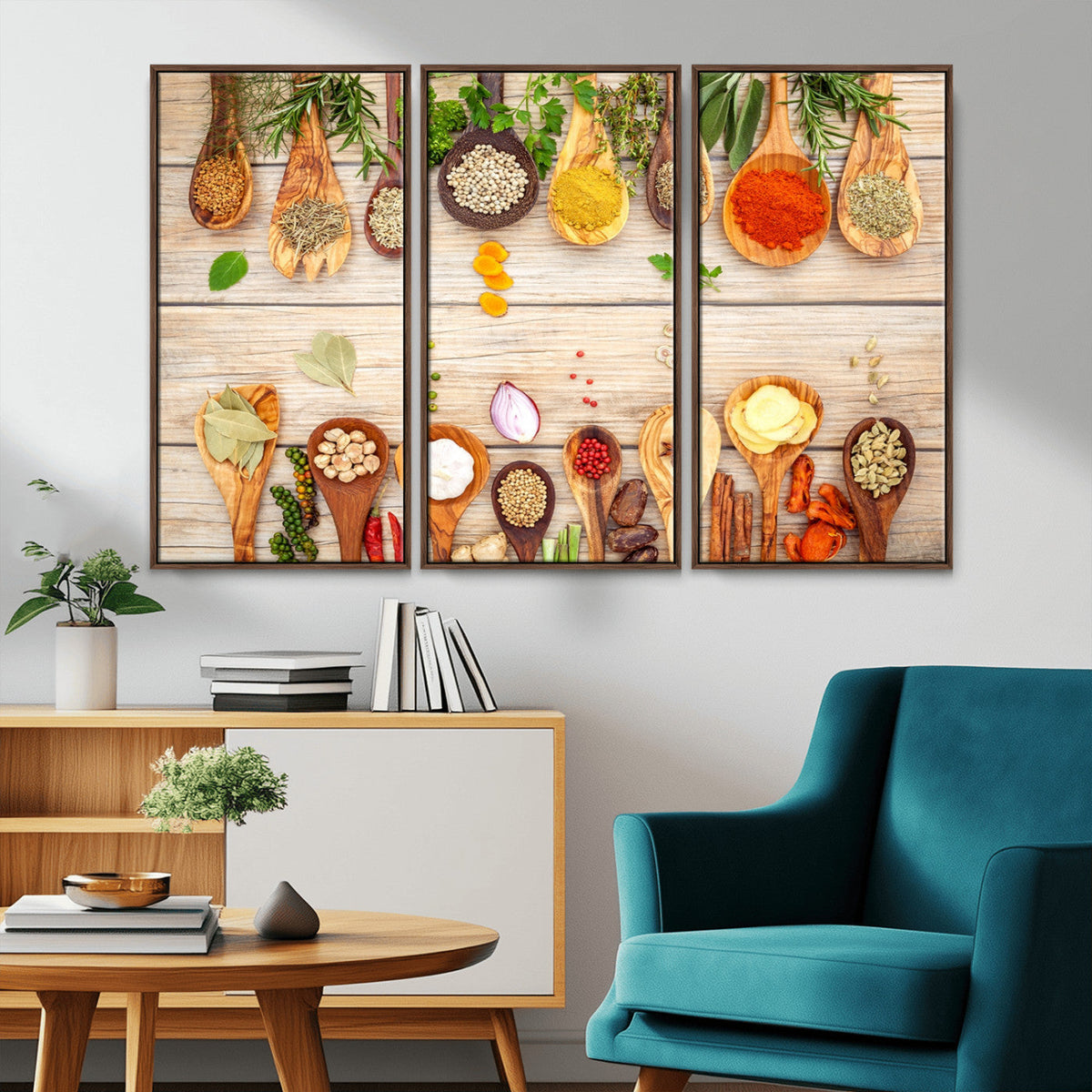 Kitchen Spice on the Table Wall Art, Kitchen Spice Wall Art