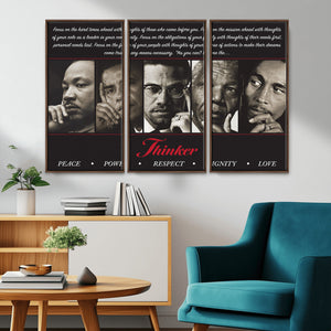 Thinkers of Wall Art Canvas Print - Inspirational Wall Art