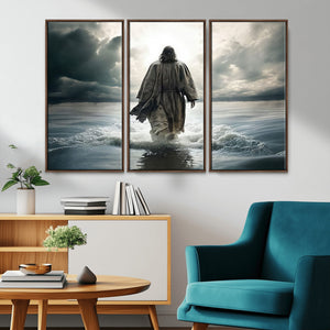 Jesus Walking on Water Wall Art | Canvas Print | Ready to