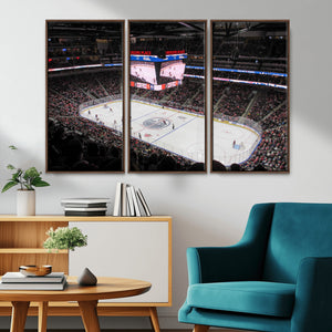 Rogers Place Edmonton Oilers Ice Hockey Stadium Wall Art,