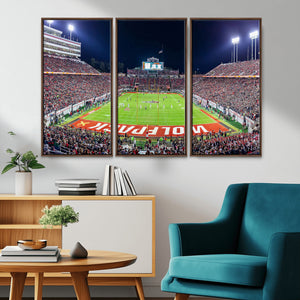 NC State Wolfpack Canvas Print - Raleigh Carter-Finley