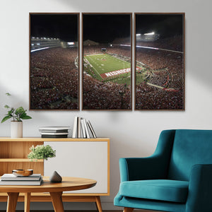 Wisconsin Badgers Football Team Print - Madison Camp Randall