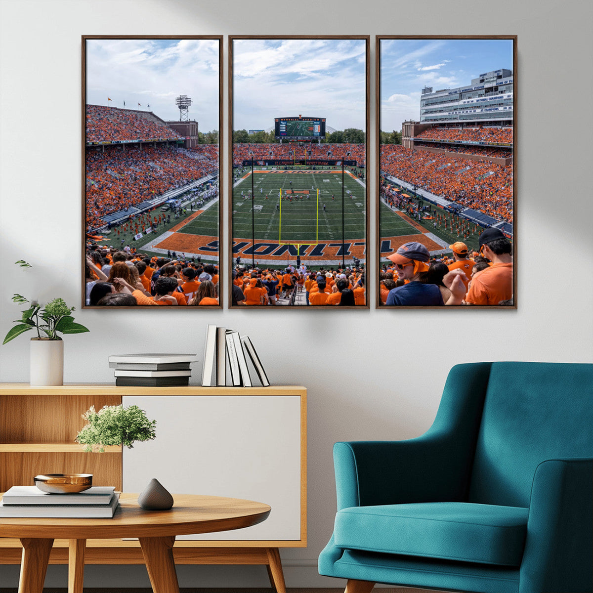 University of Illinois Fighting Illini Football Team Print