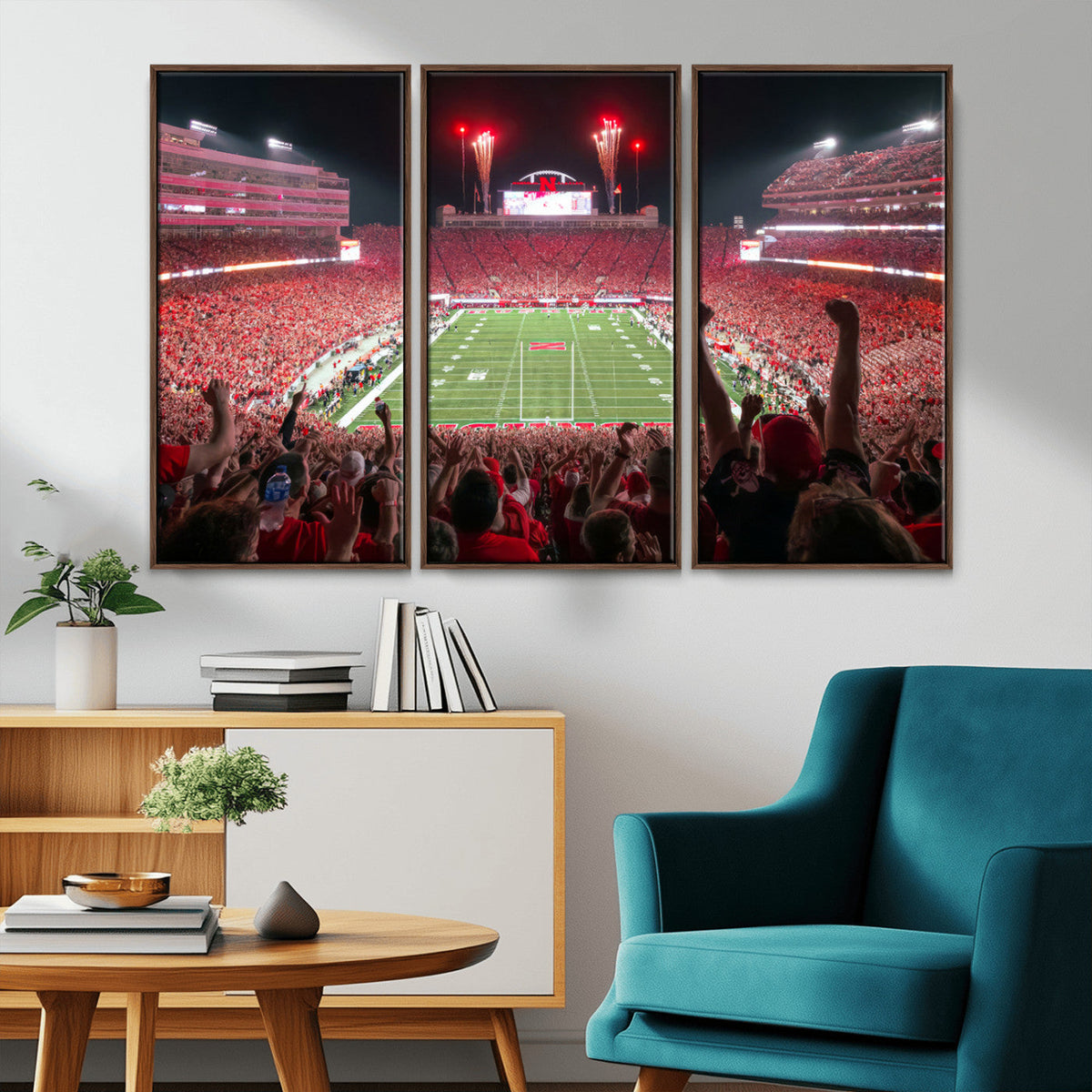 University of Nebraska Cornhuskers Football Team Print -