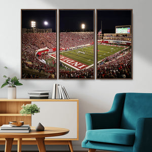 Indiana University Hoosiers Football Team Print Canvas -