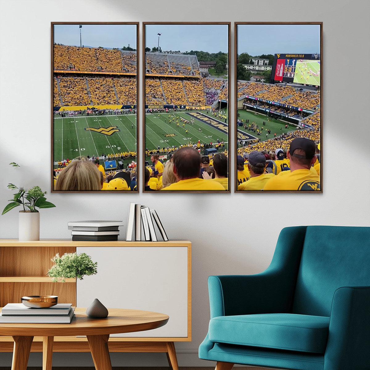Puskar Stadium Canvas Print Wall Art - Morgantown Print -